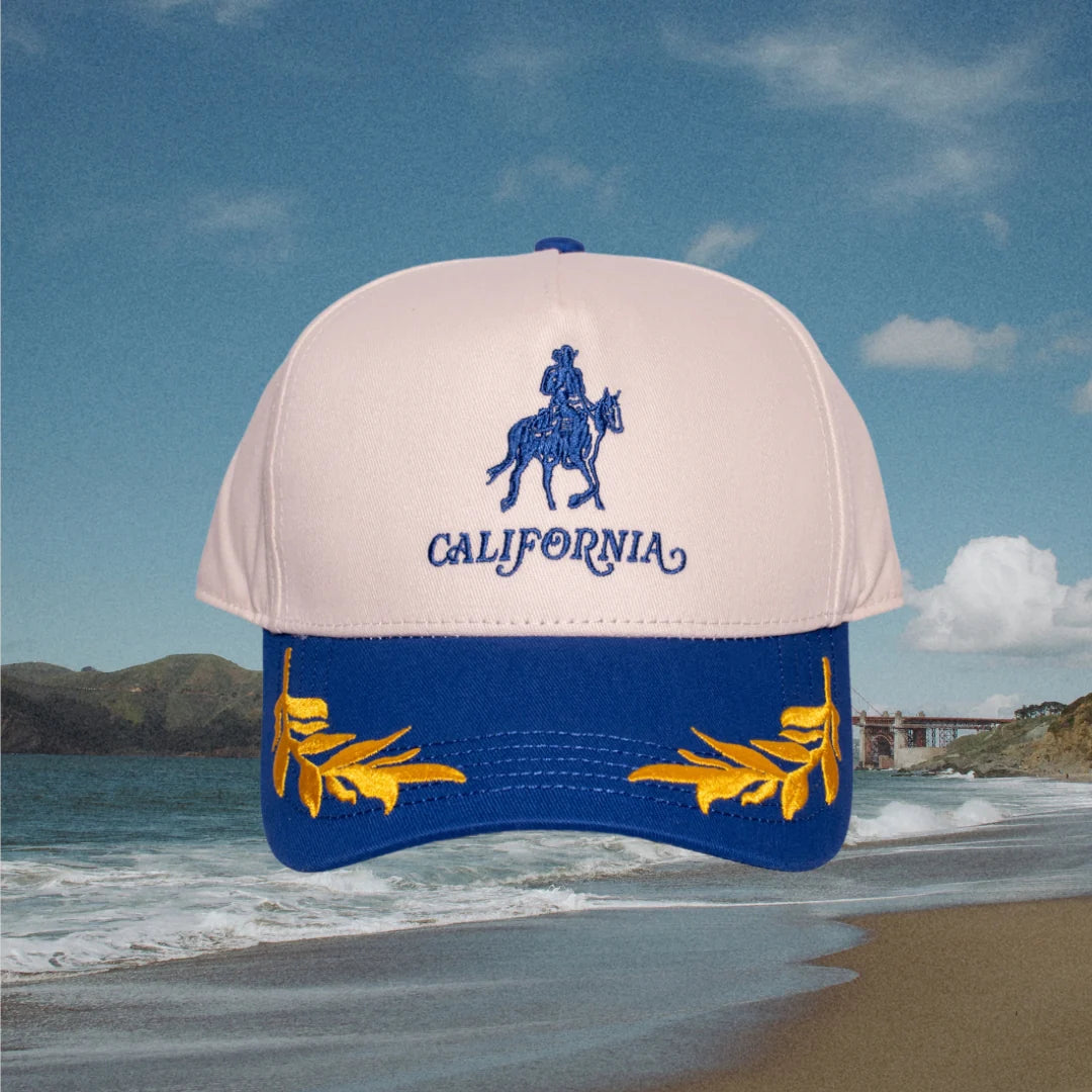 California cowboy themed trucker hat