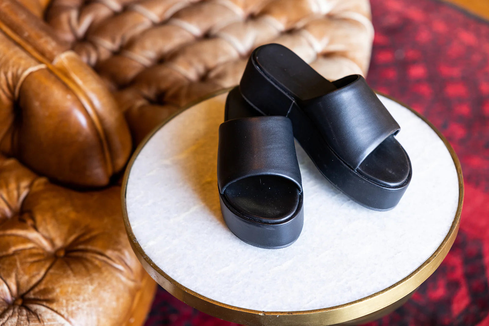 Black Platform Sandals