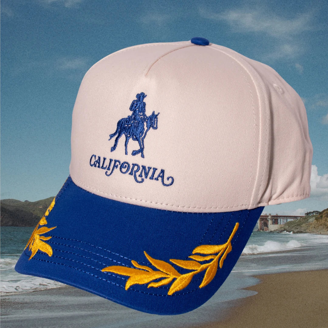California cowboy themed trucker hat