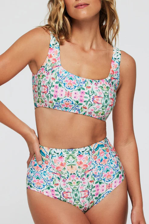 Floral Print High Waist Bottom
