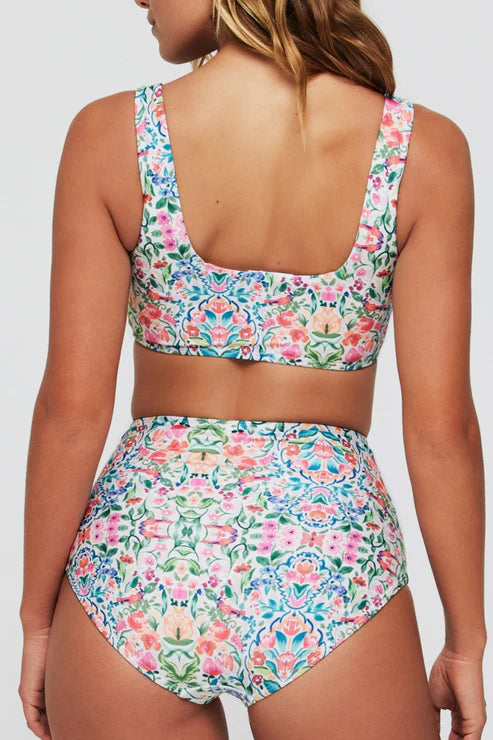 Floral Print High Waist Bottom