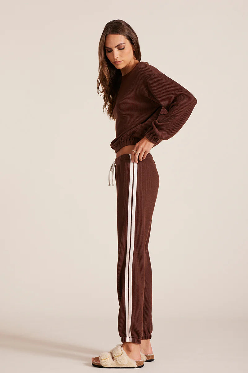 Brown drawstring joggers