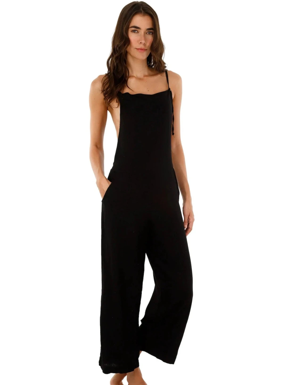 Black Beach Overalls