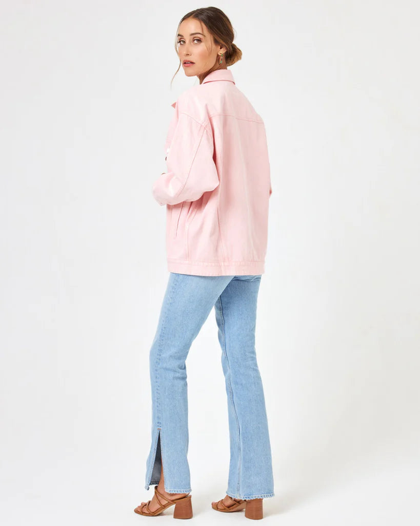 Light Pink Denim Jacket