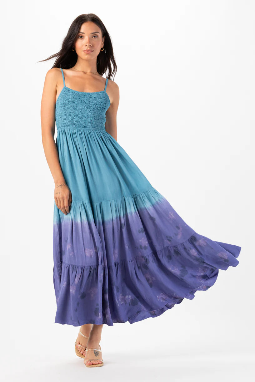 Long Flowy Ombre Dress
