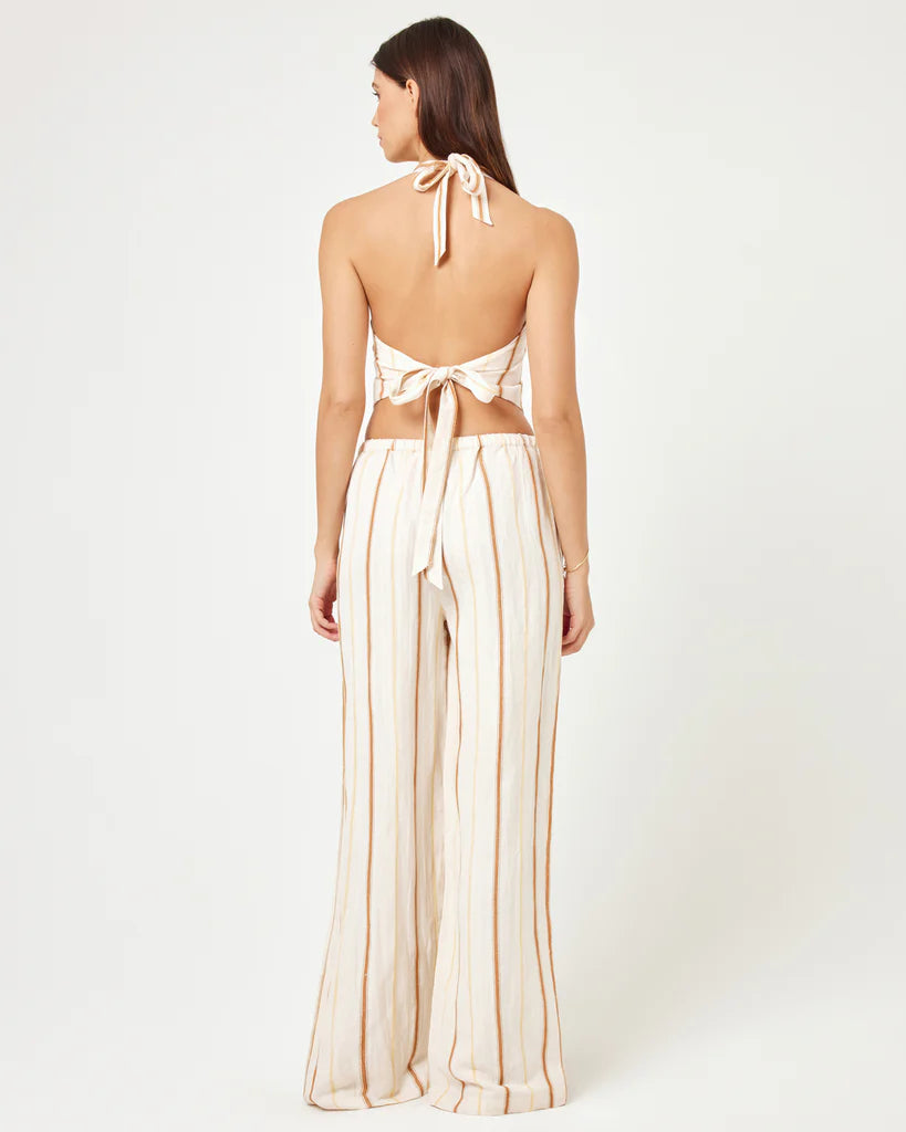 Striped Button Down Vest