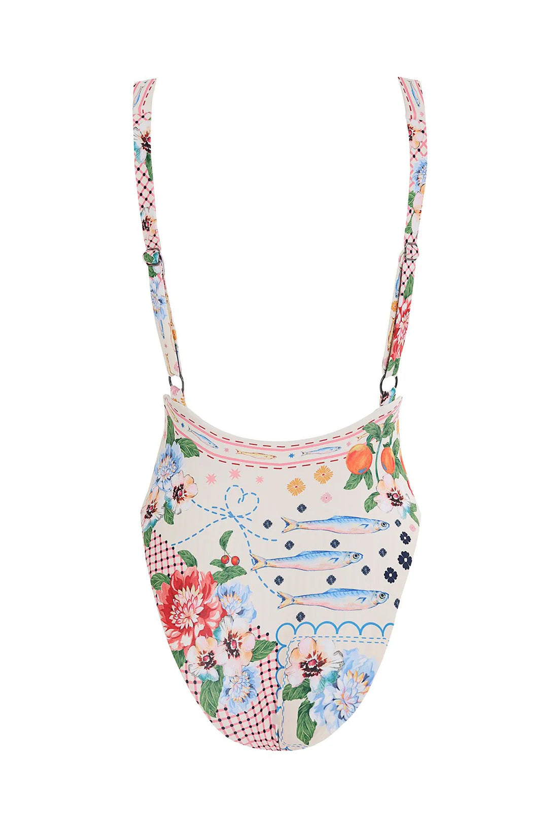 Multicolor Floral Print One Piece