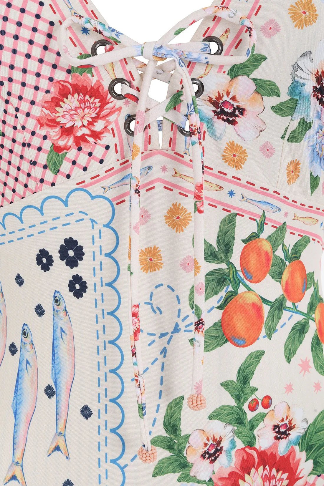 Multicolor Floral Print One Piece