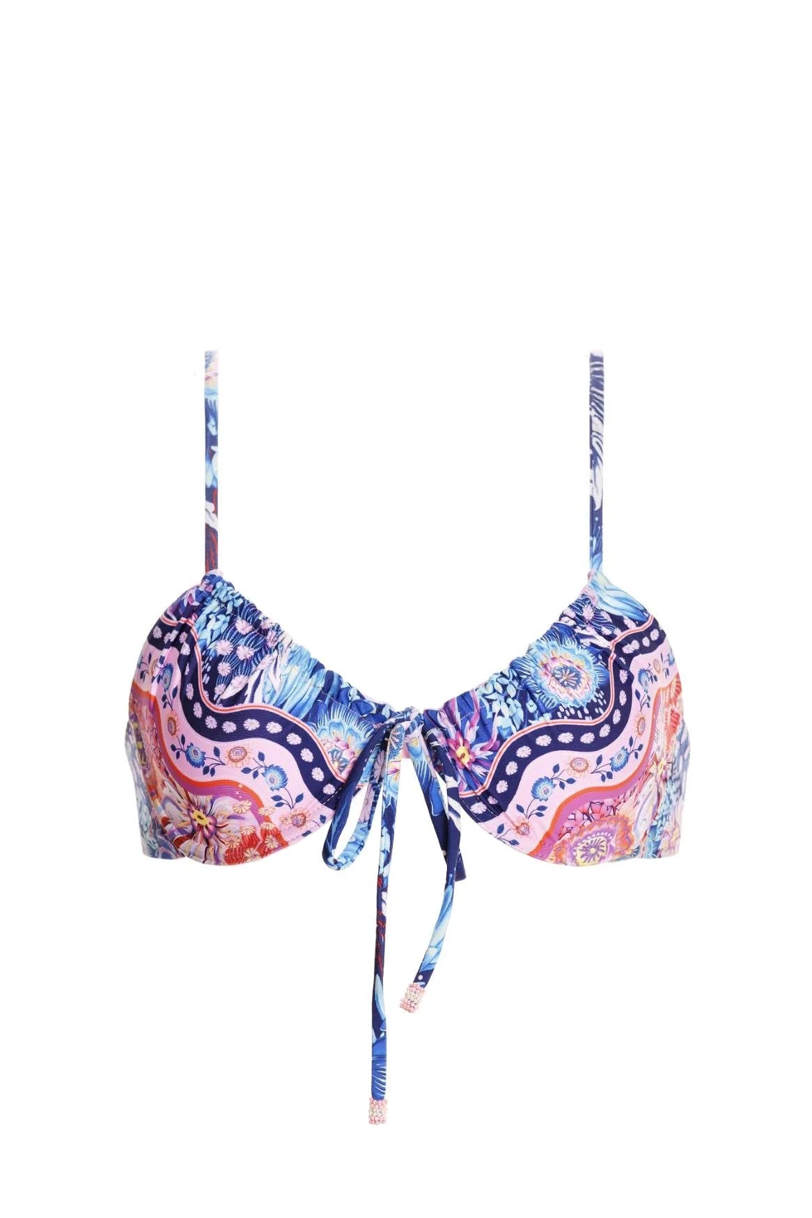 Bright Print Underwire Top
