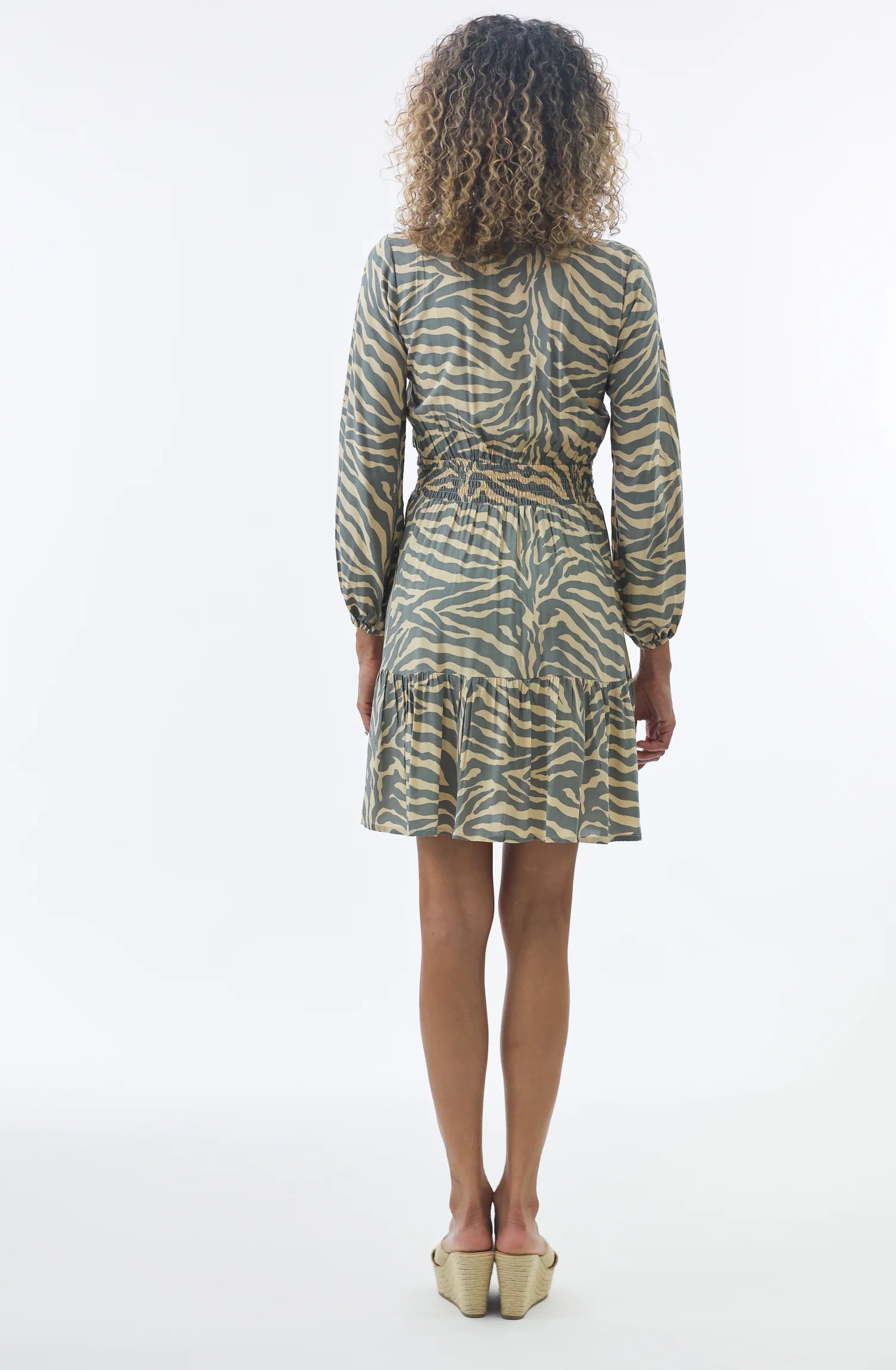 Zebra Print Mini Dress