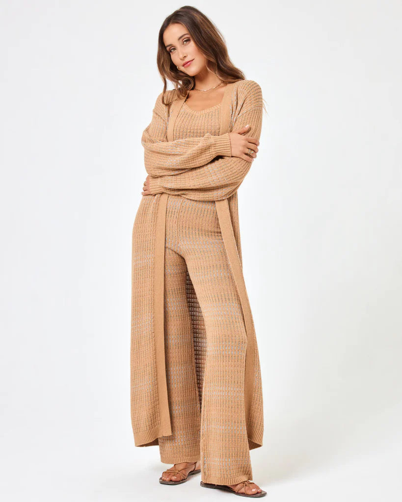 Long Tie Front Cardigan