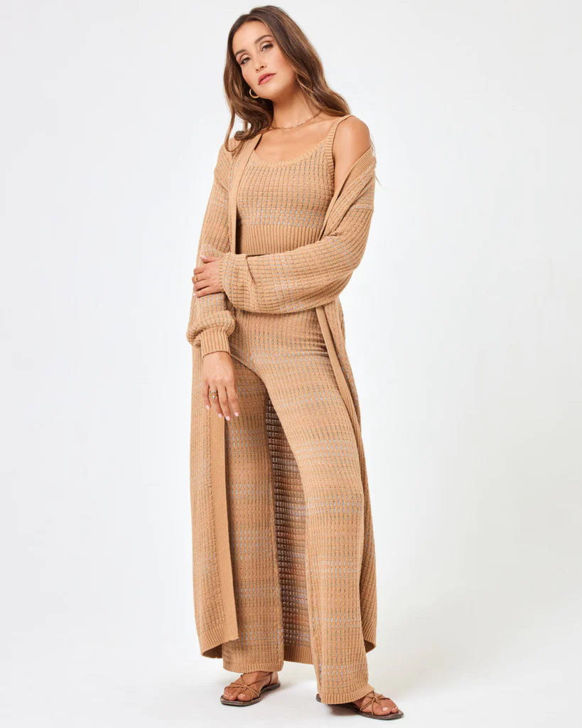 Long Tie Front Cardigan