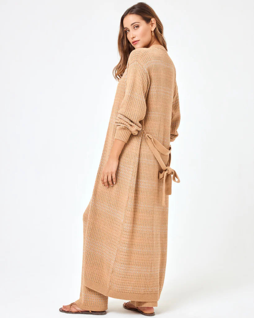 Long Tie Front Cardigan