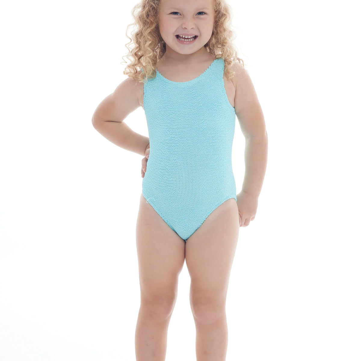 Textured Kids One Piece – Xandra Swimwear, LLC