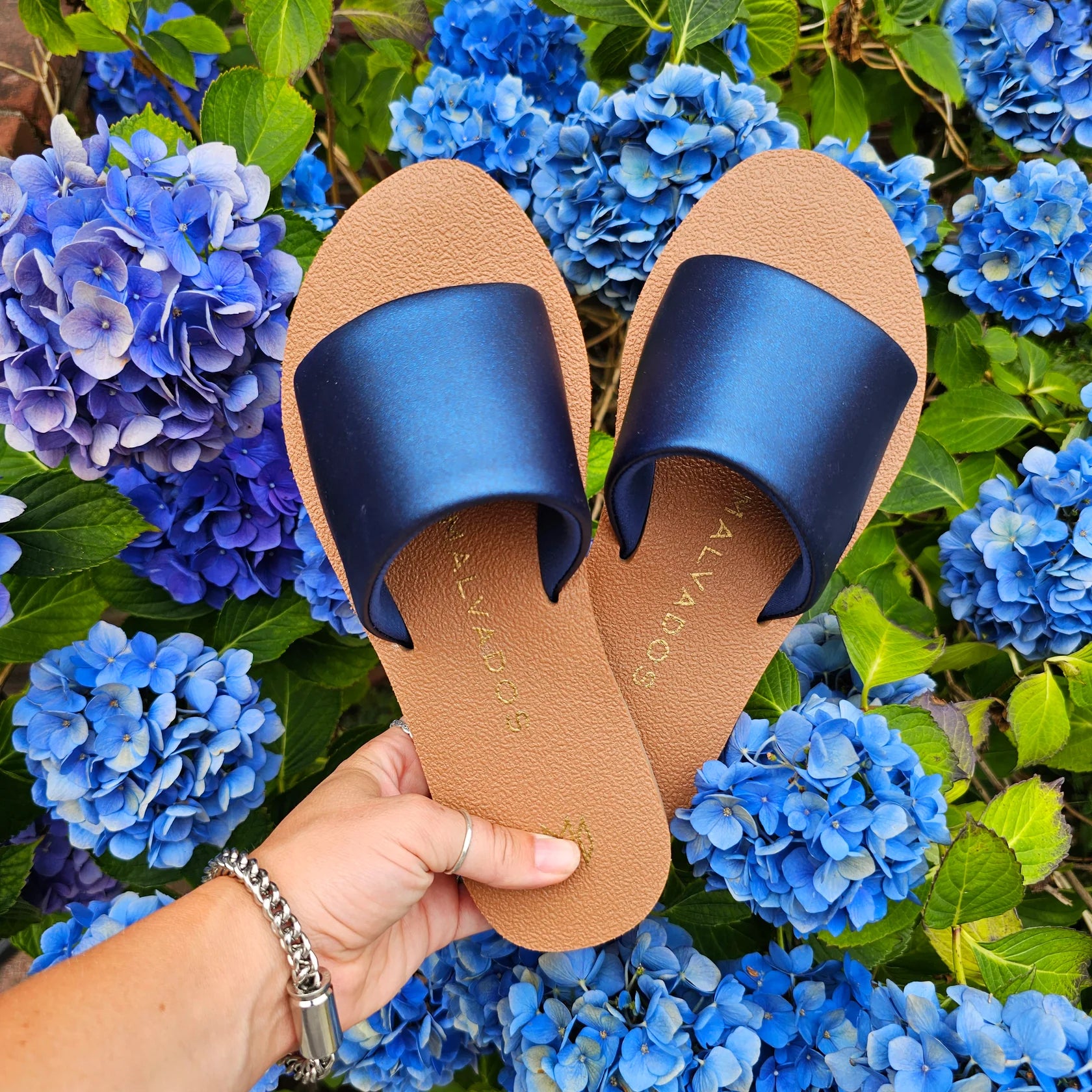 Blue Sandals