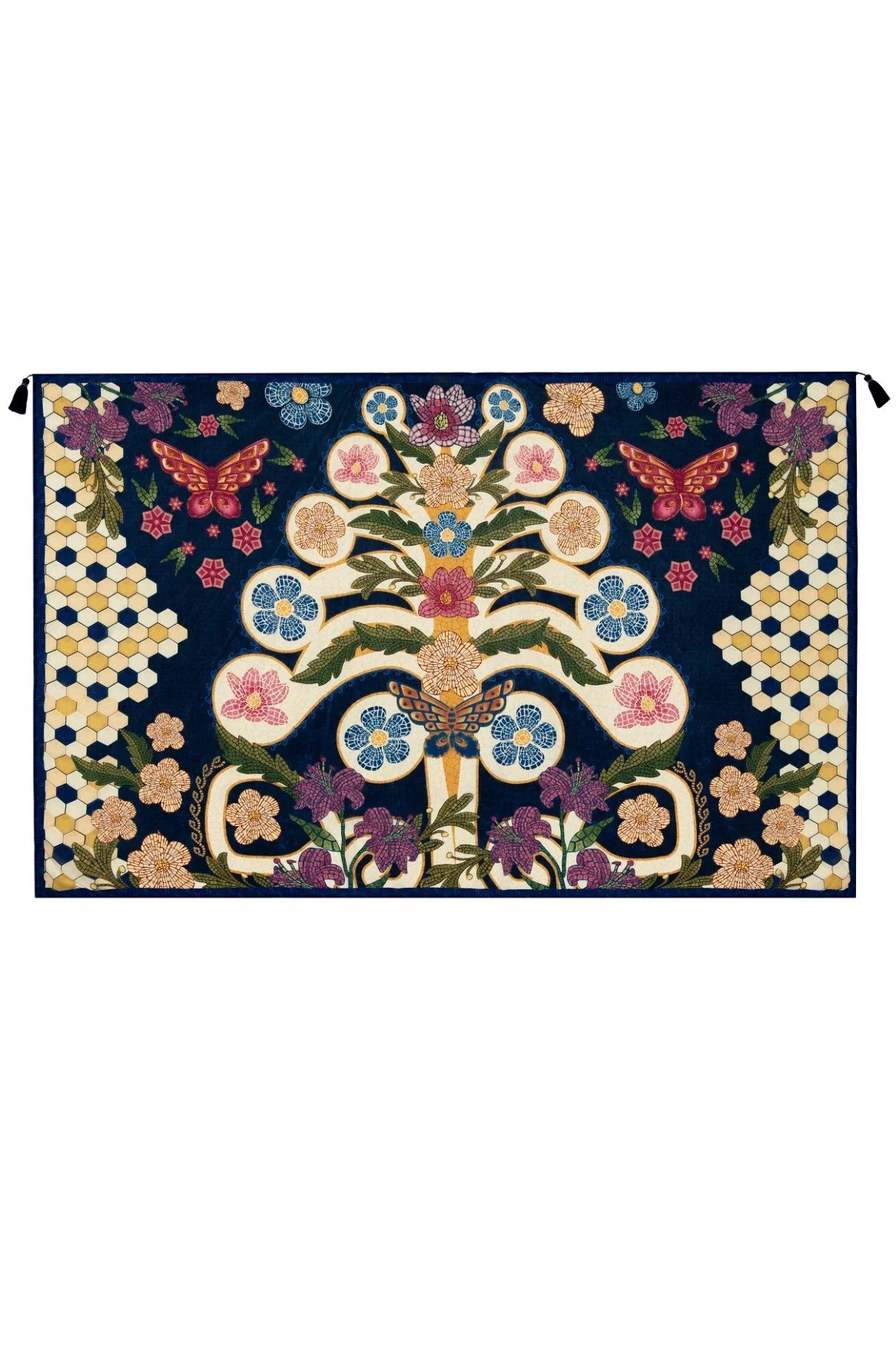 Long Tasseled Multicolor Sarong