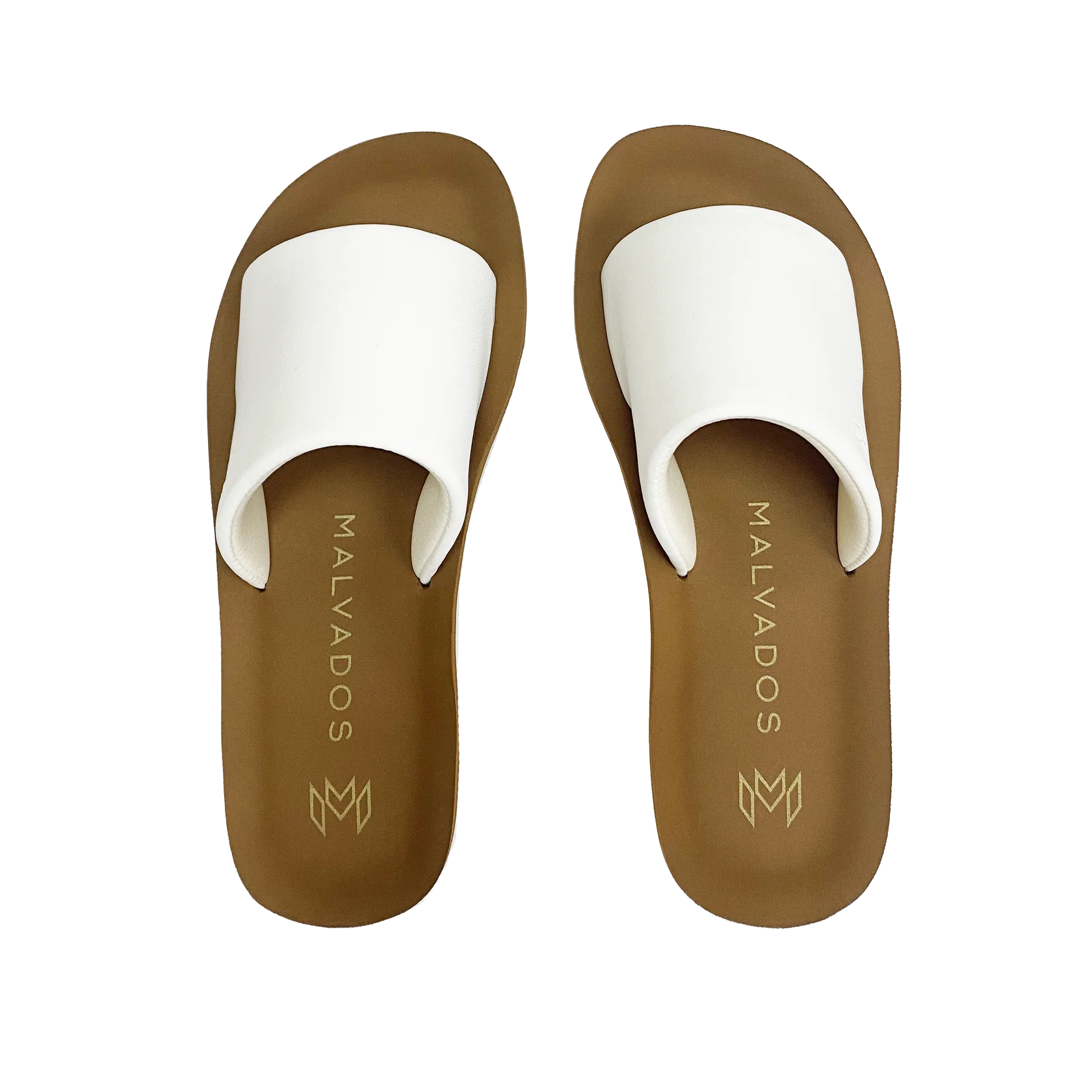 Comfortable white platform sandals