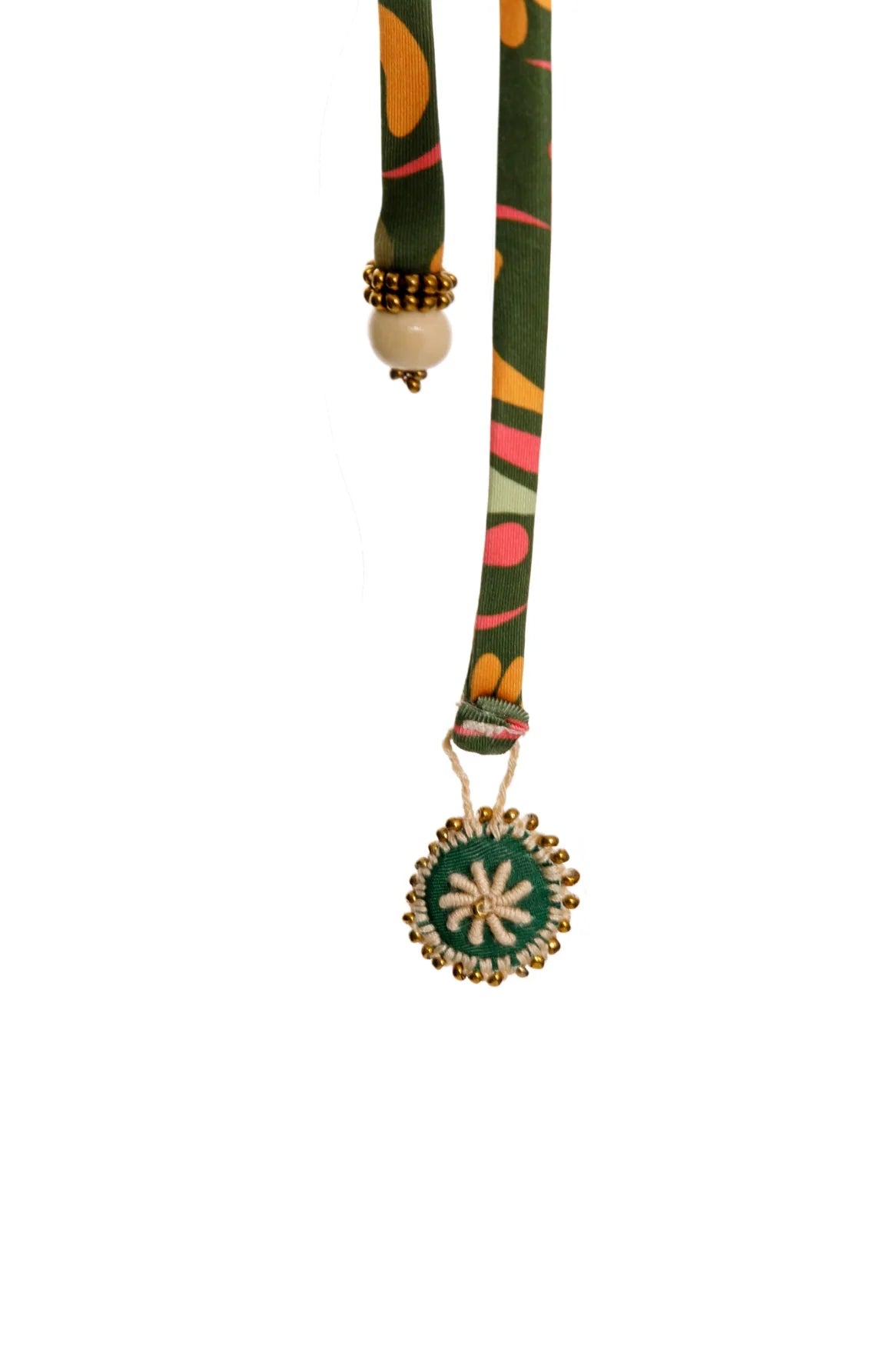 Multicolor floral print reversible bottom in a mid rise fit with tie sides