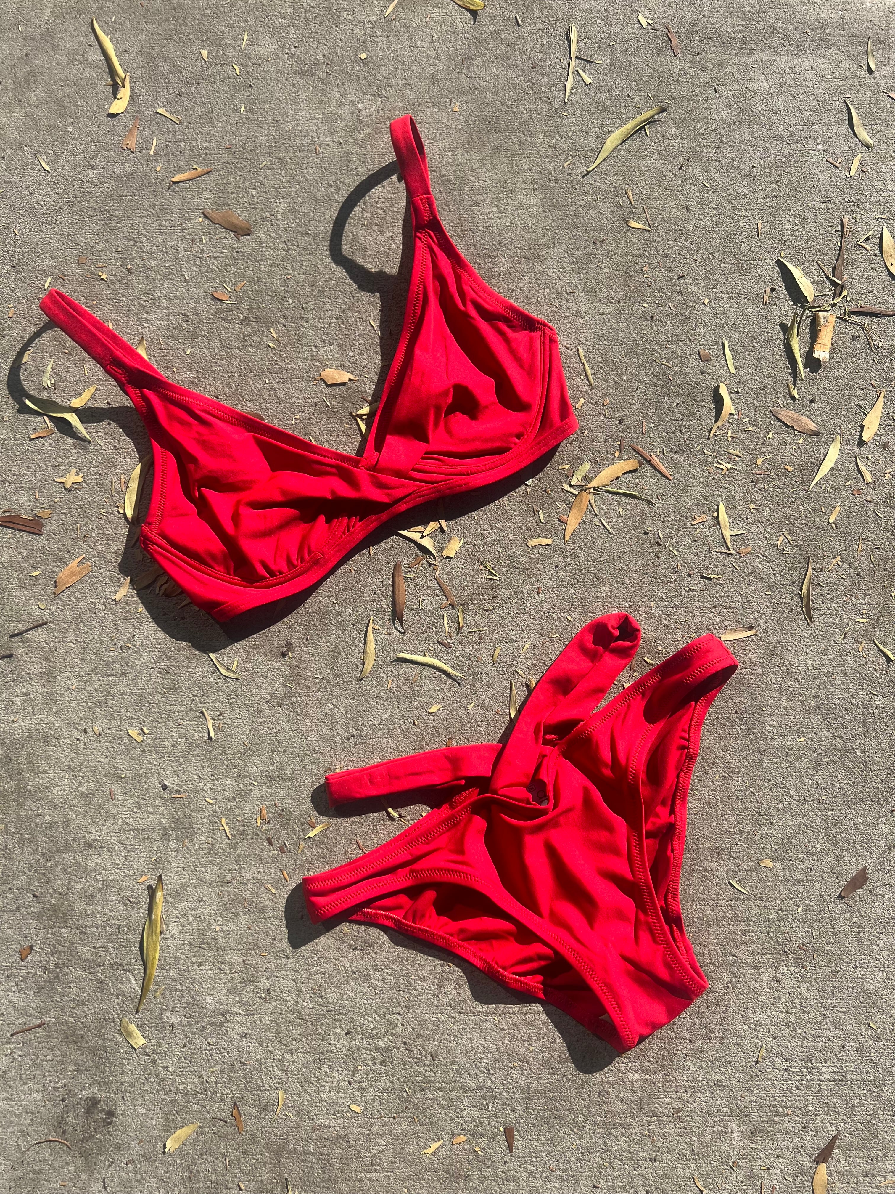 Supportive Red Underwire Top