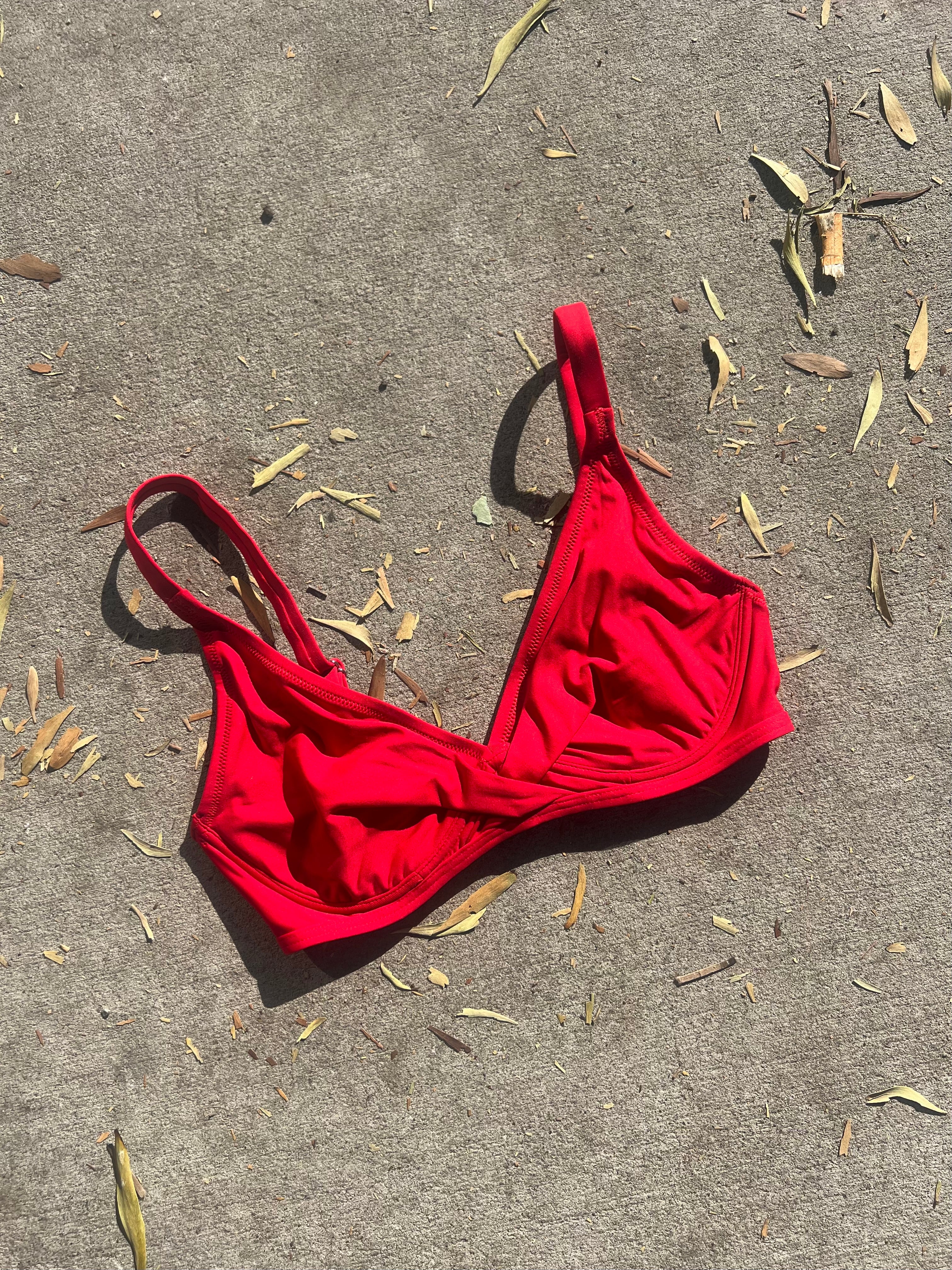 Supportive Red Underwire Top