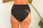 Full coverage high waist bottom in Black
