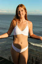 Bridal White Ruched Back Bottom