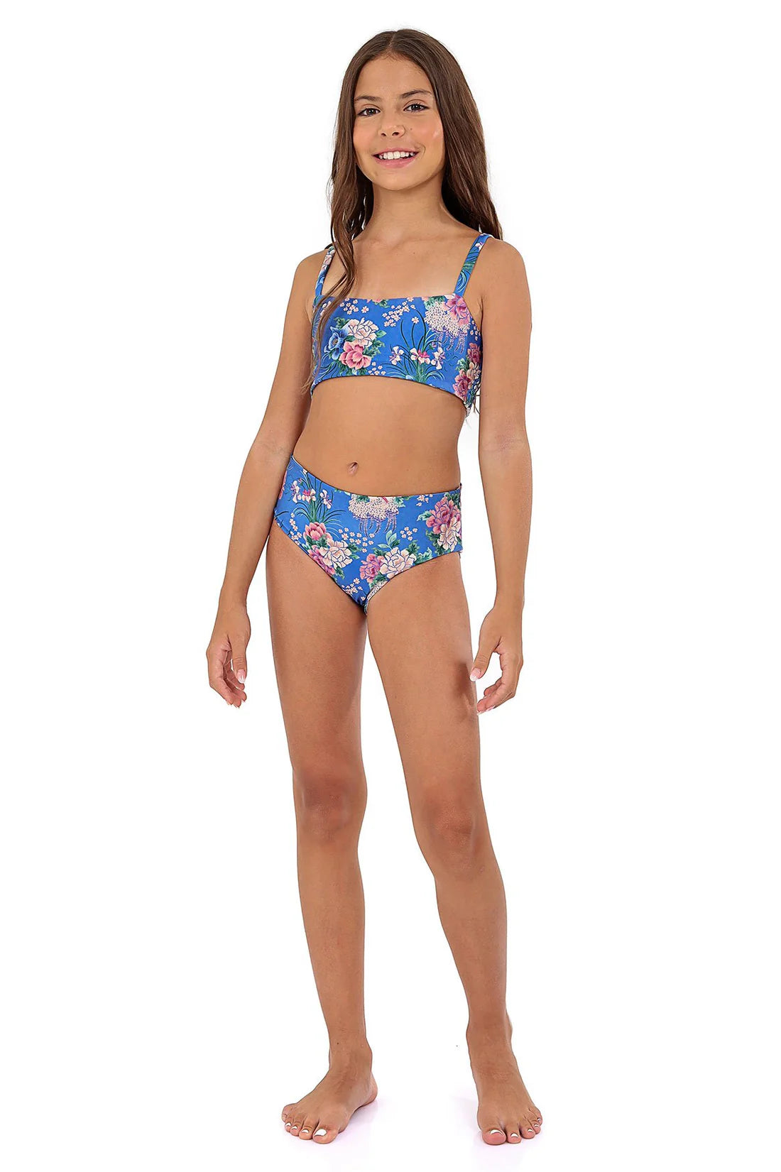 Girls' reversible bikini set