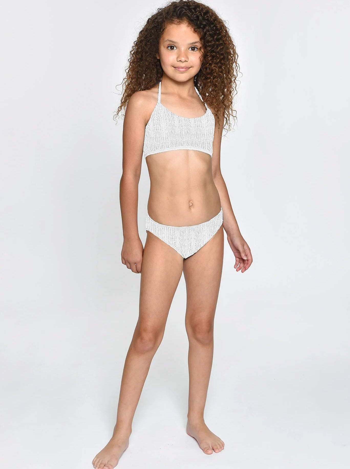 Girls Ivory swim set