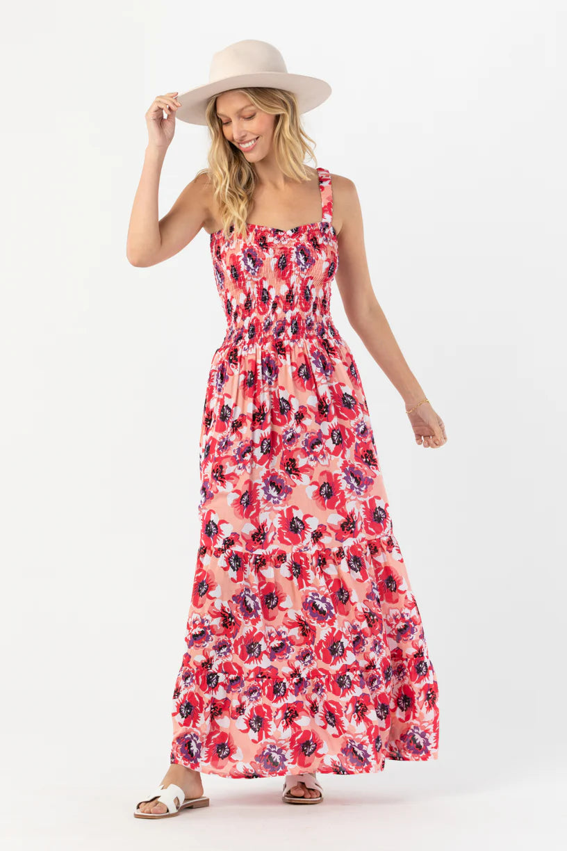 Multicolor Tiered Maxi Dress