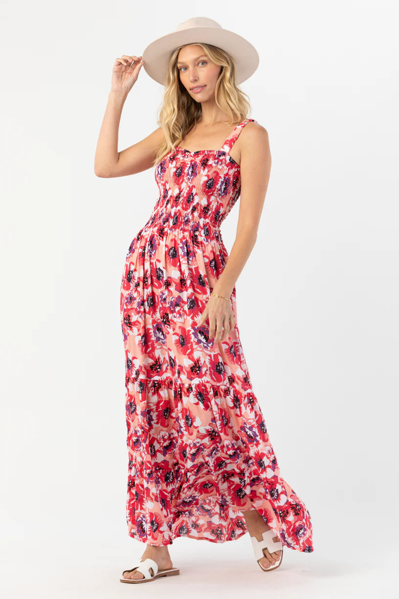 Multicolor Tiered Maxi Dress