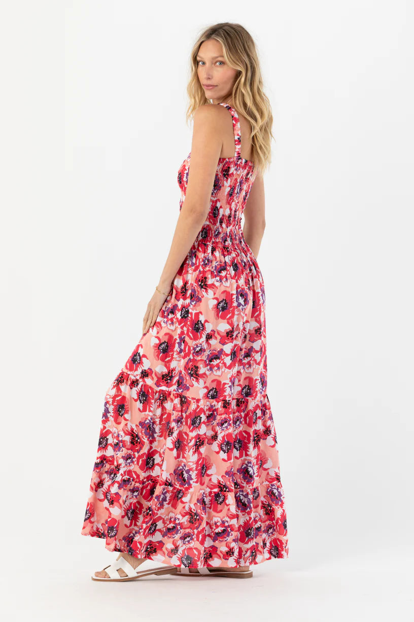 Multicolor Tiered Maxi Dress