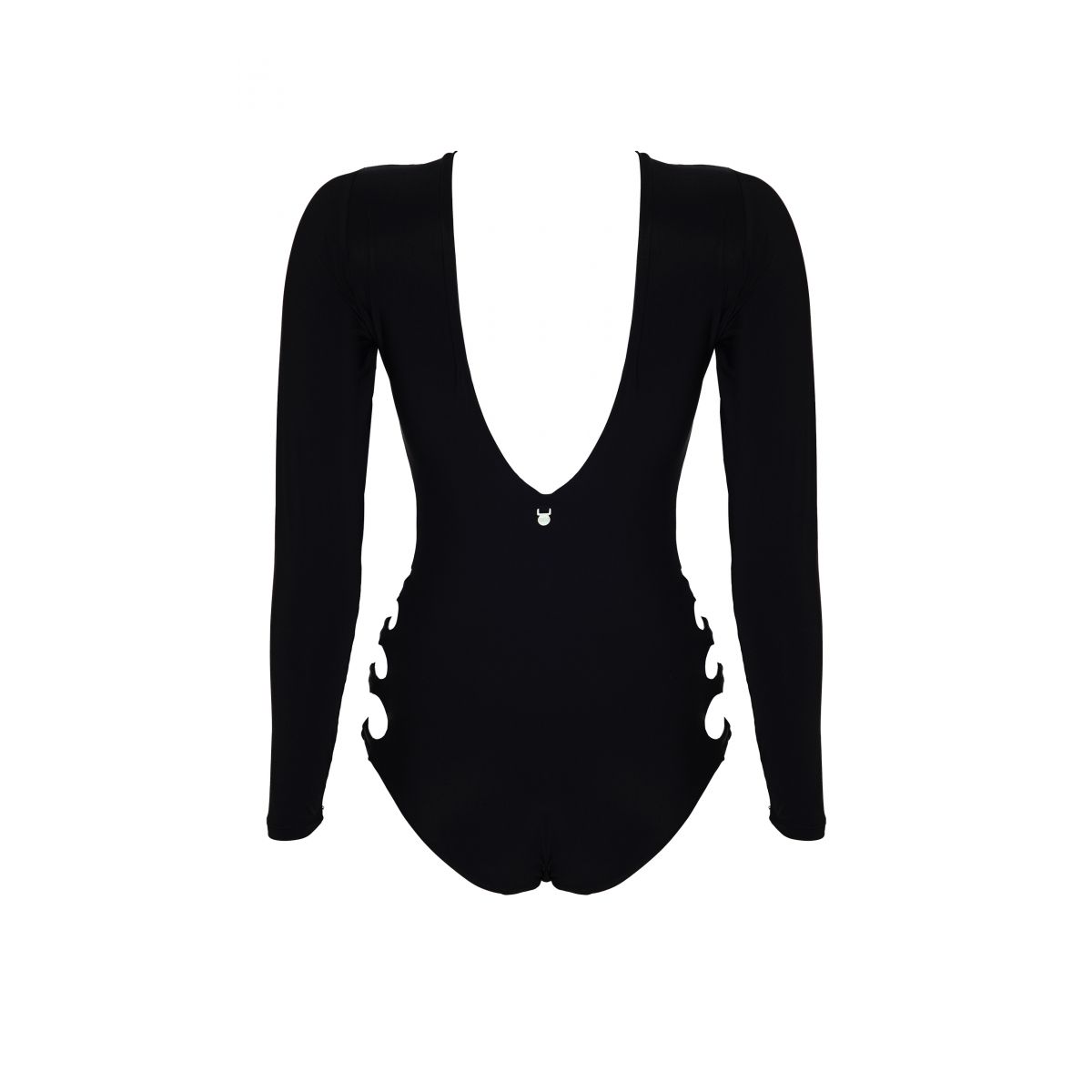 Long sleeve black one piece
