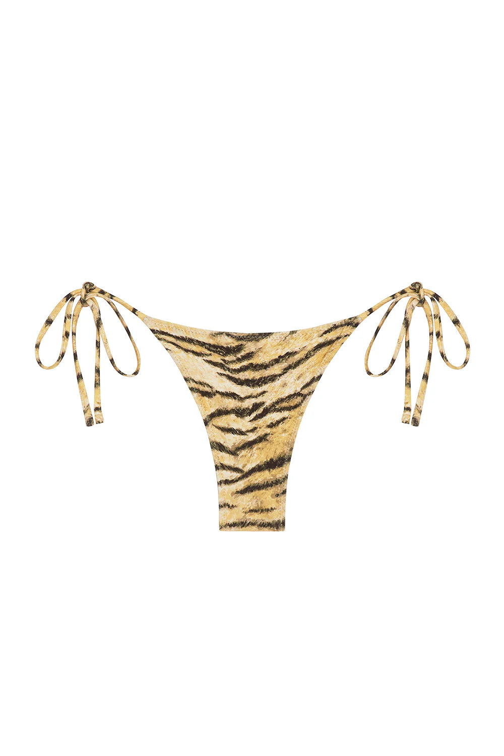 Tiger print bottom with tie sides