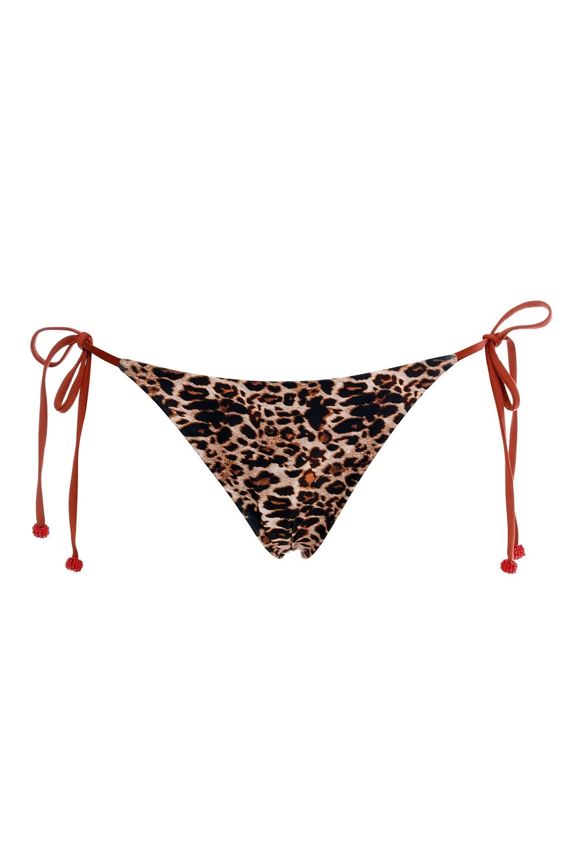 Tie side bottom in multicolor print