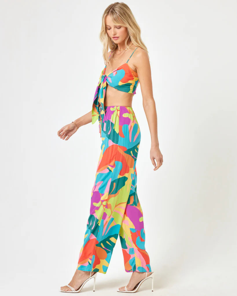 Bright Multicolor Drawstring Pants