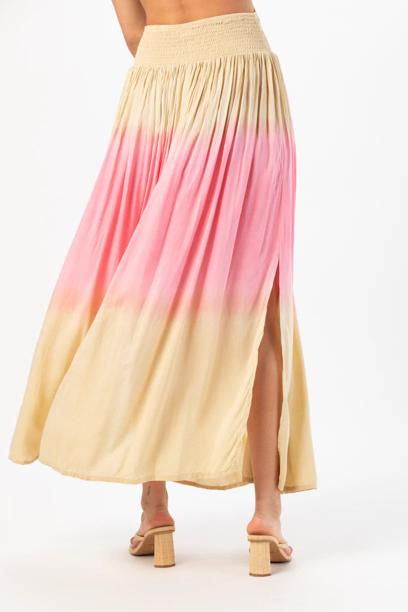 Side Cutout Halter Maxi Dress