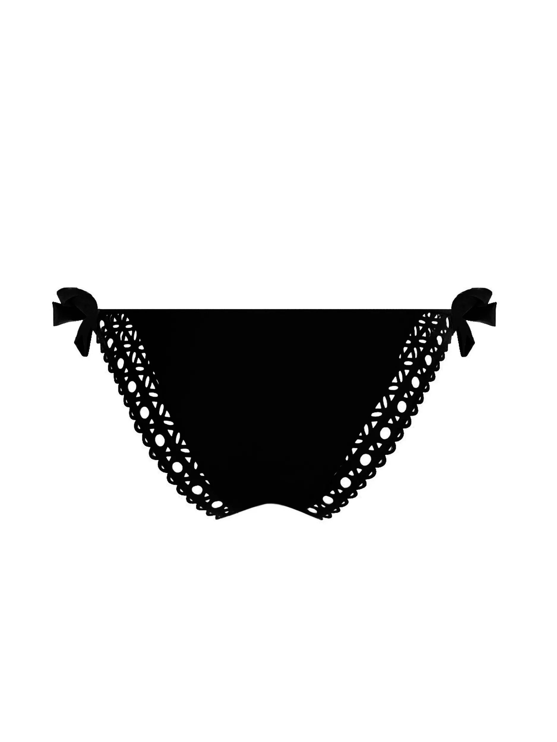 Black tie side bottom