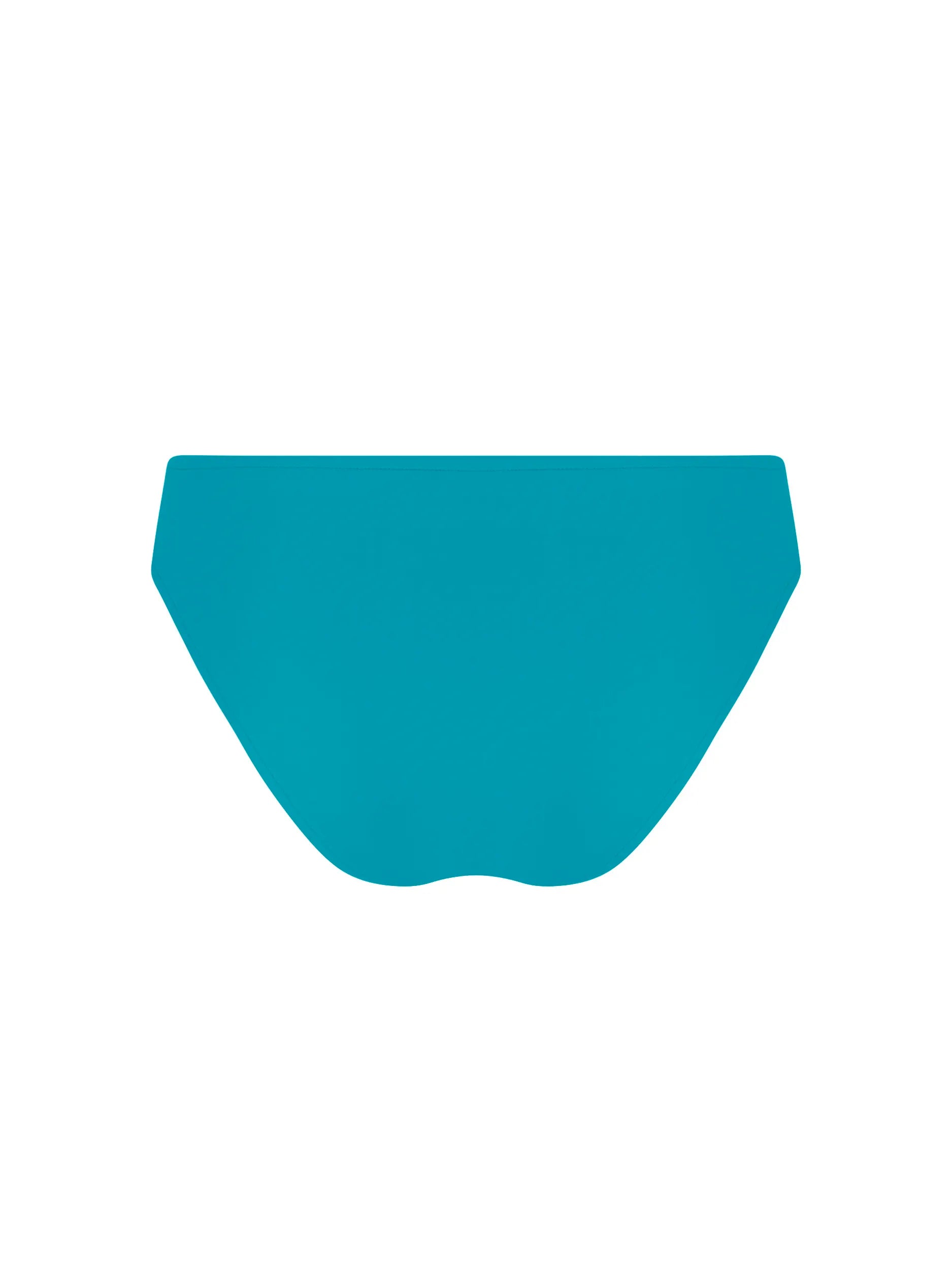 Teal bikini bottom with lace detailing