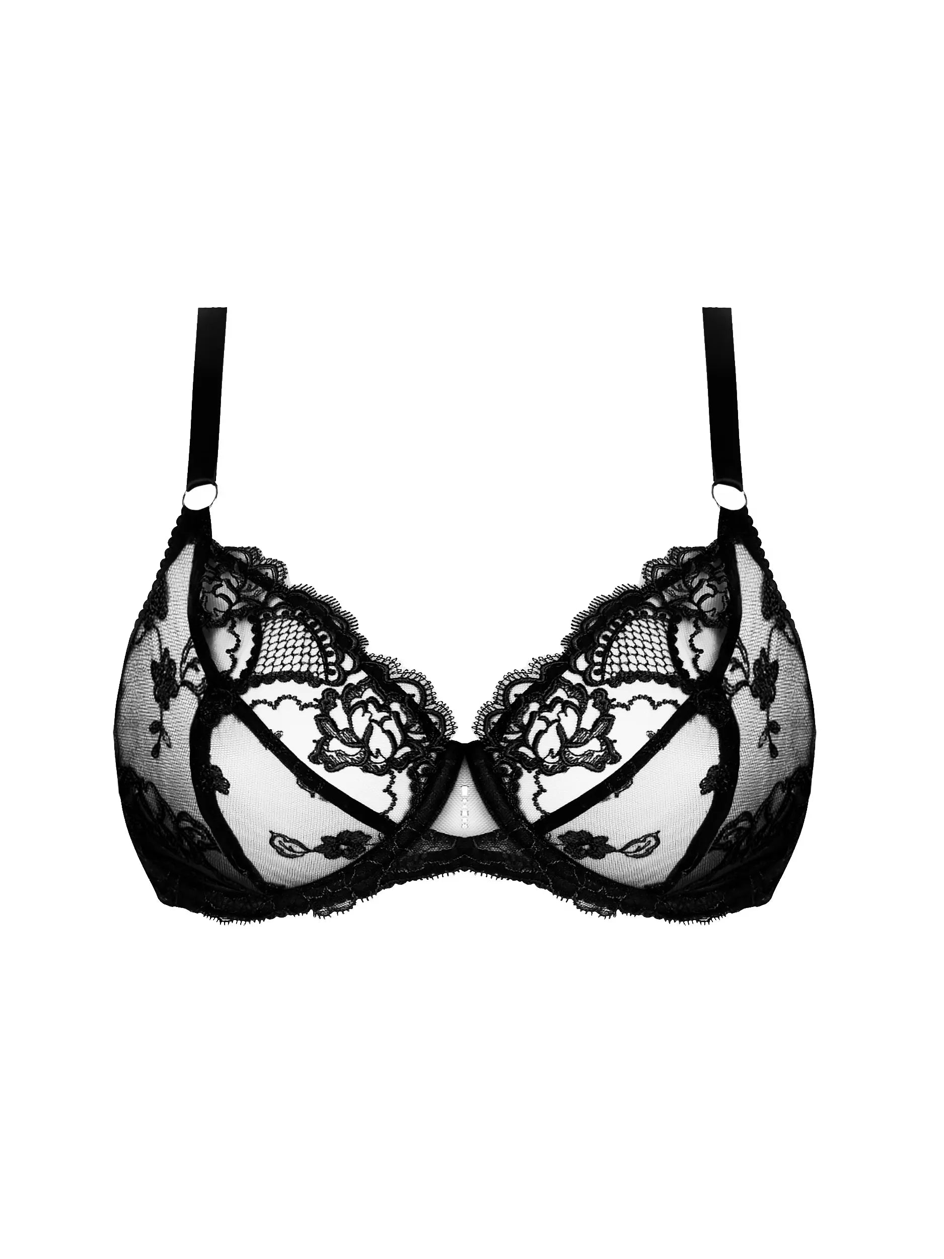 Black Lace Underwire Bra