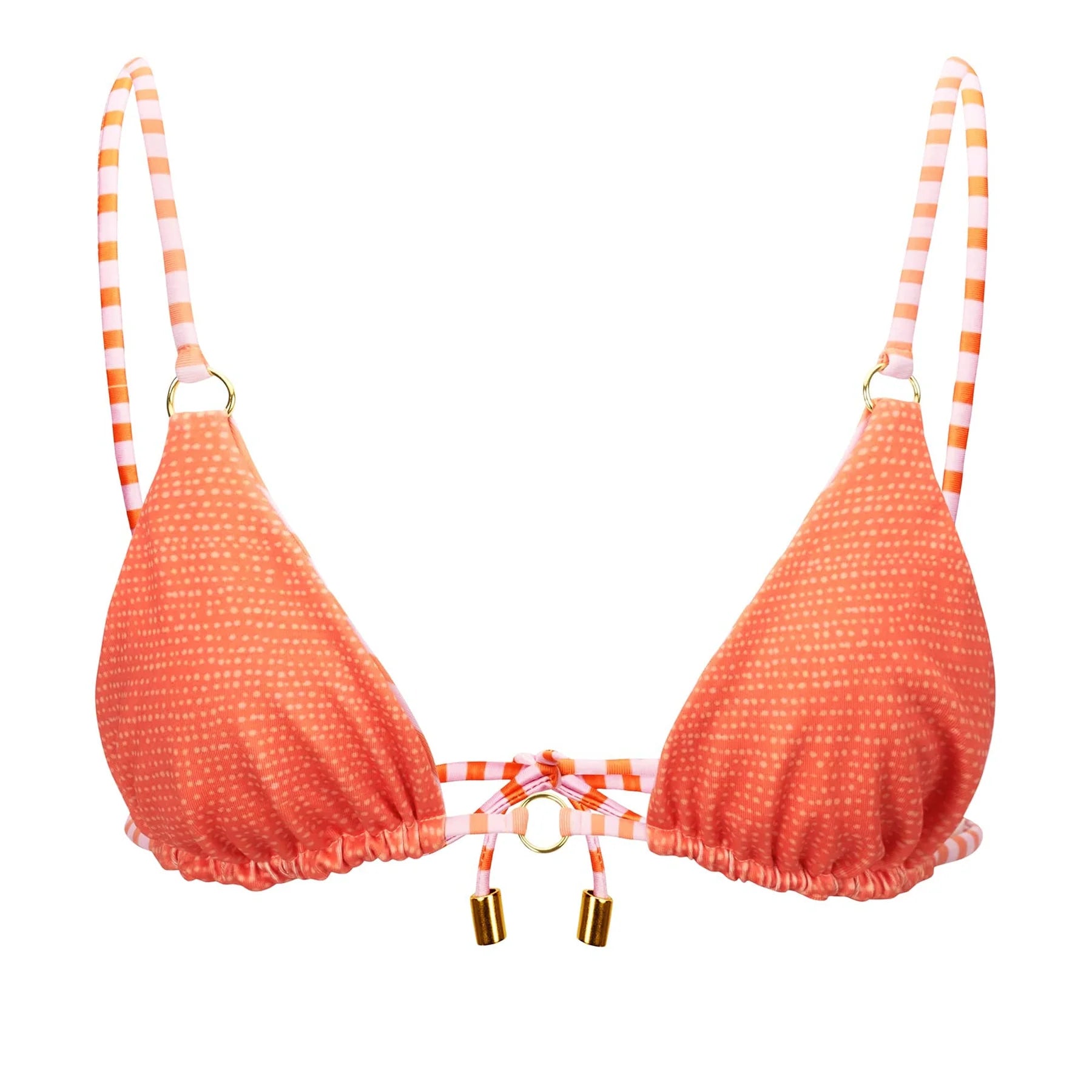 Reversible Orange Triangle Top