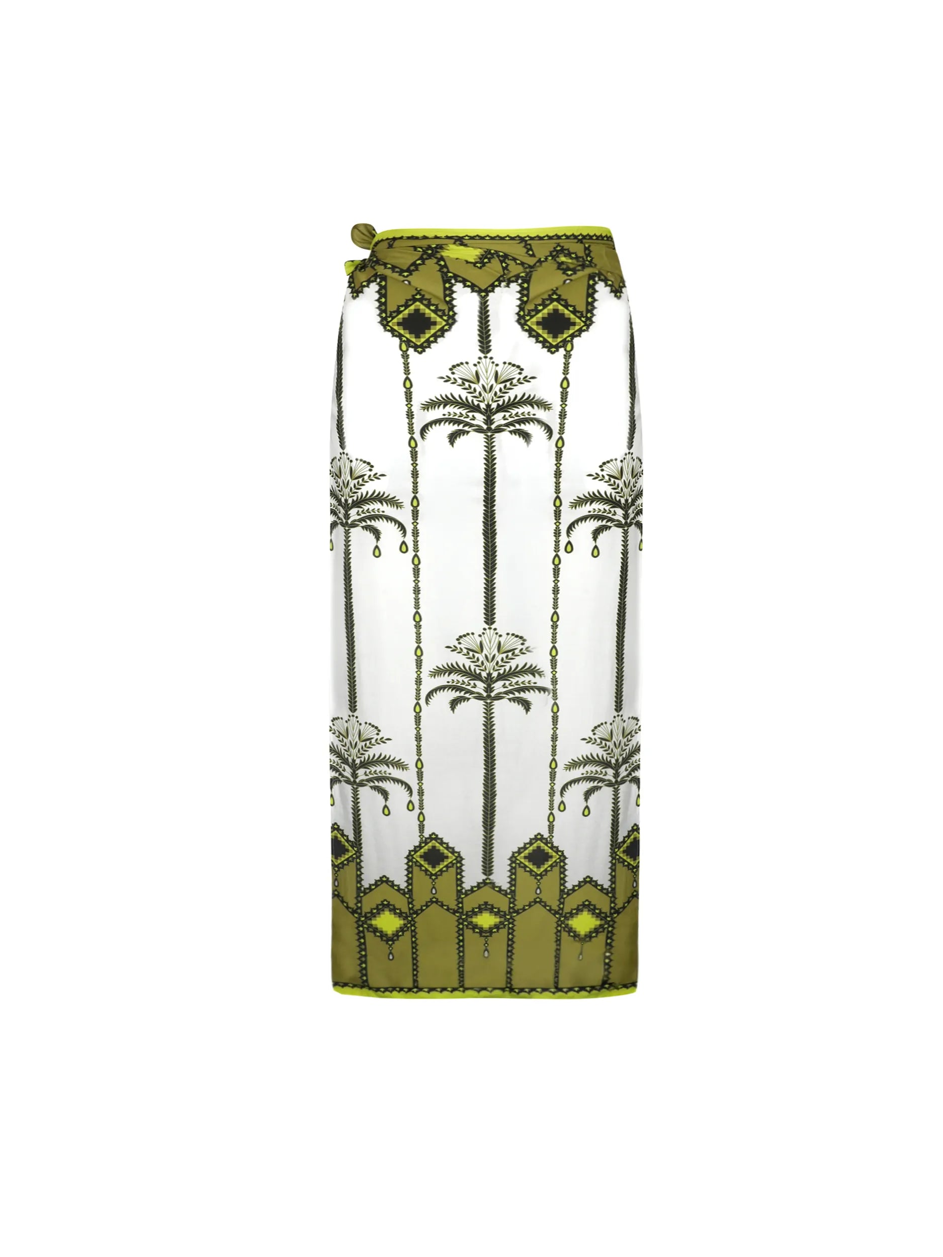 Long palm tree print sarong