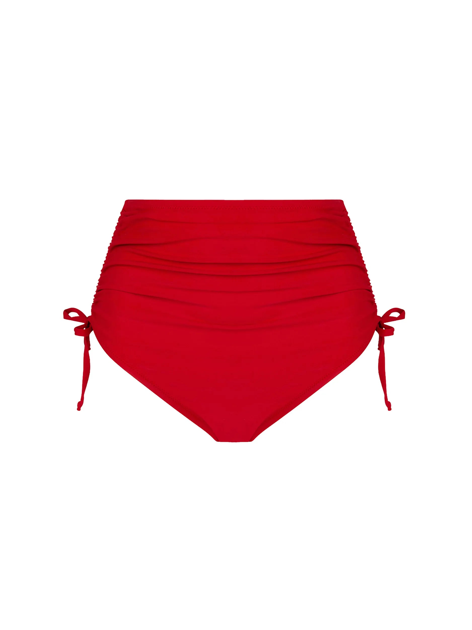 Red High Waist Bottom