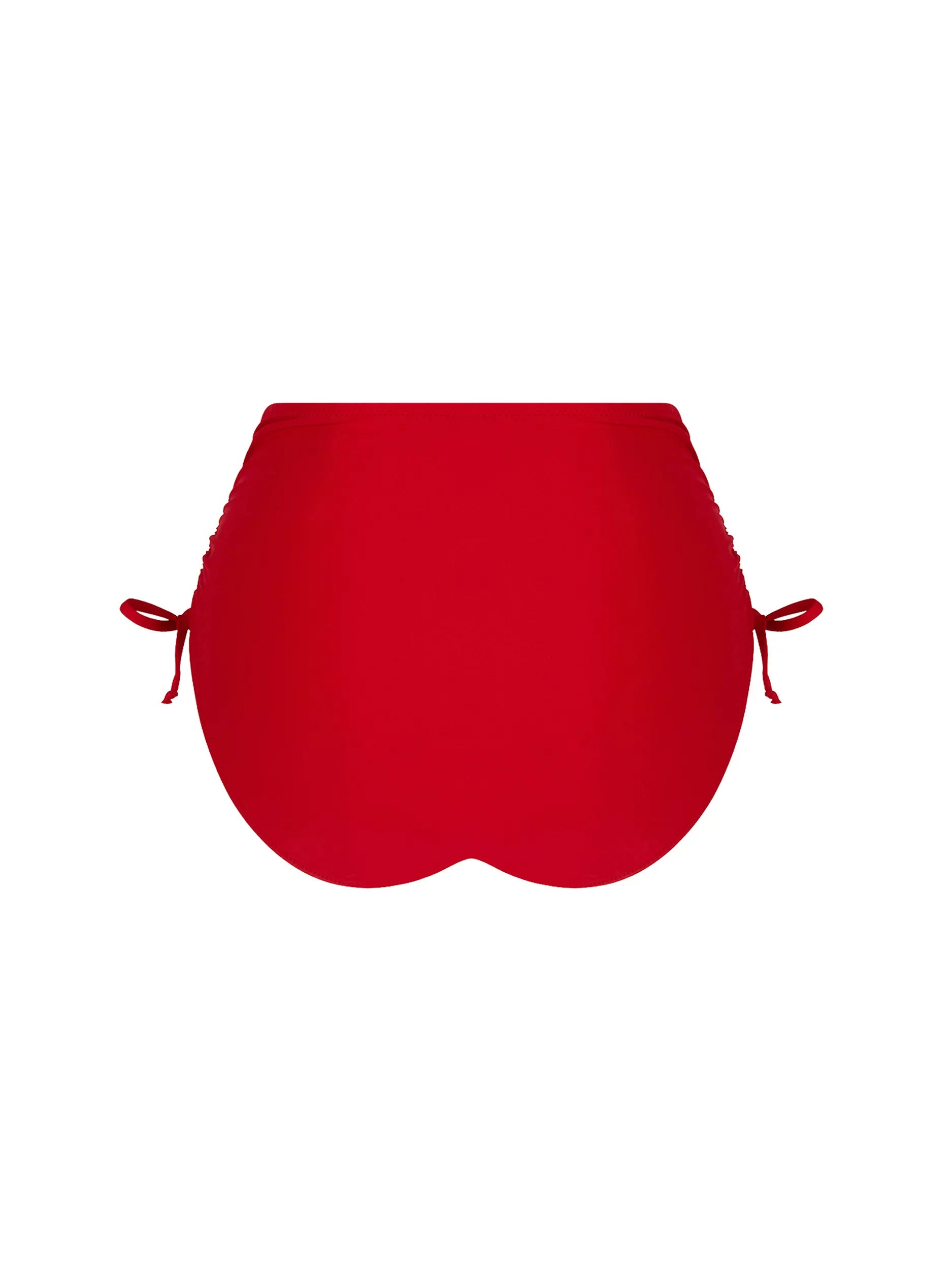 Red High Waist Bottom