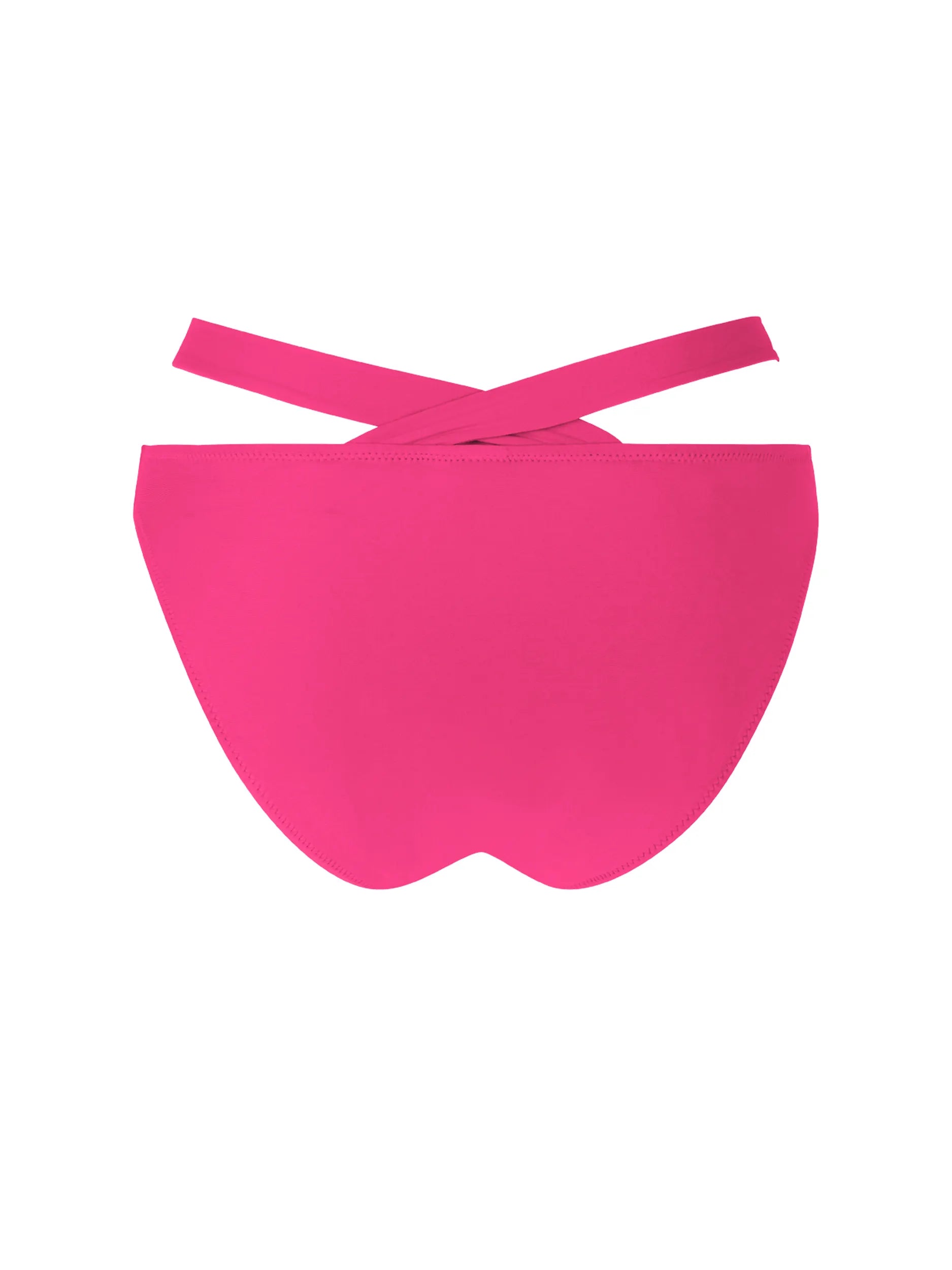 Full coverage bottom with strappy sides in pink