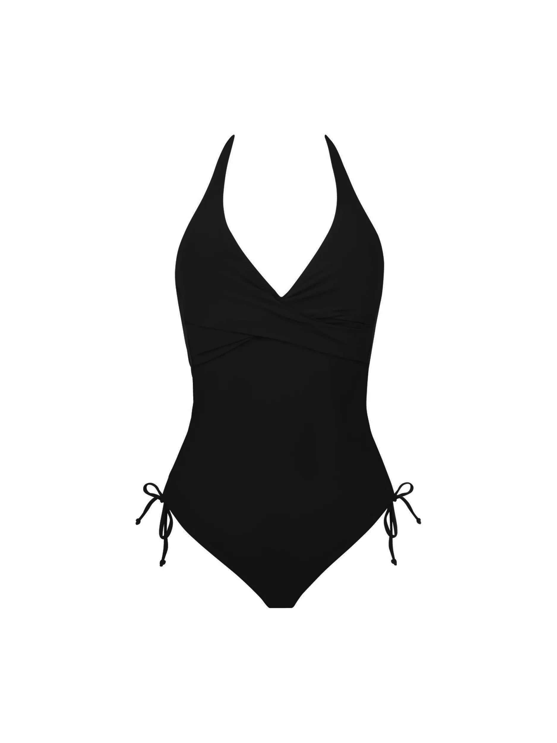 Black Halter One Piece