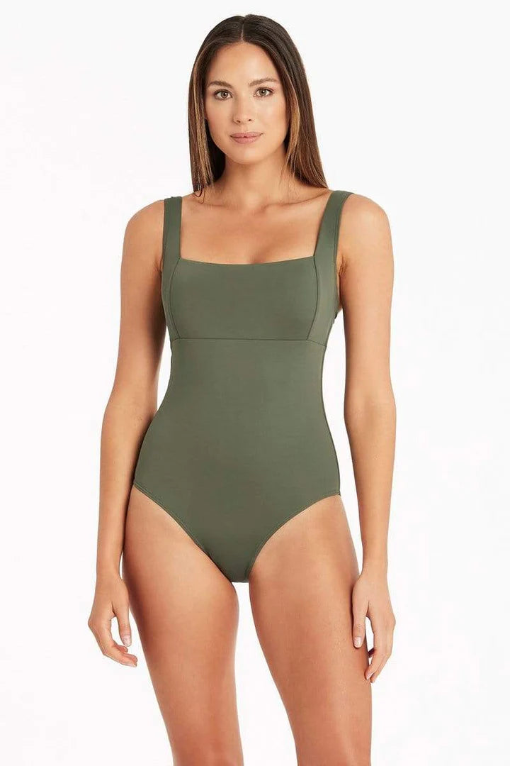 Underwire top one piece