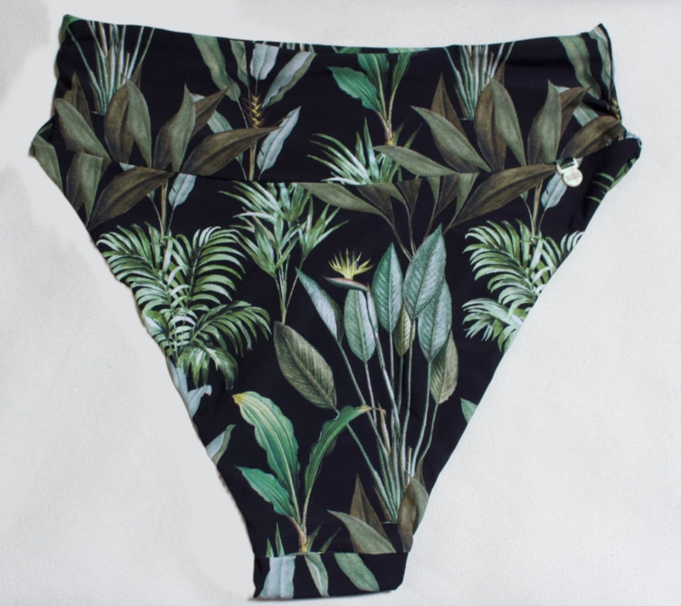Tropical print high waist bottom