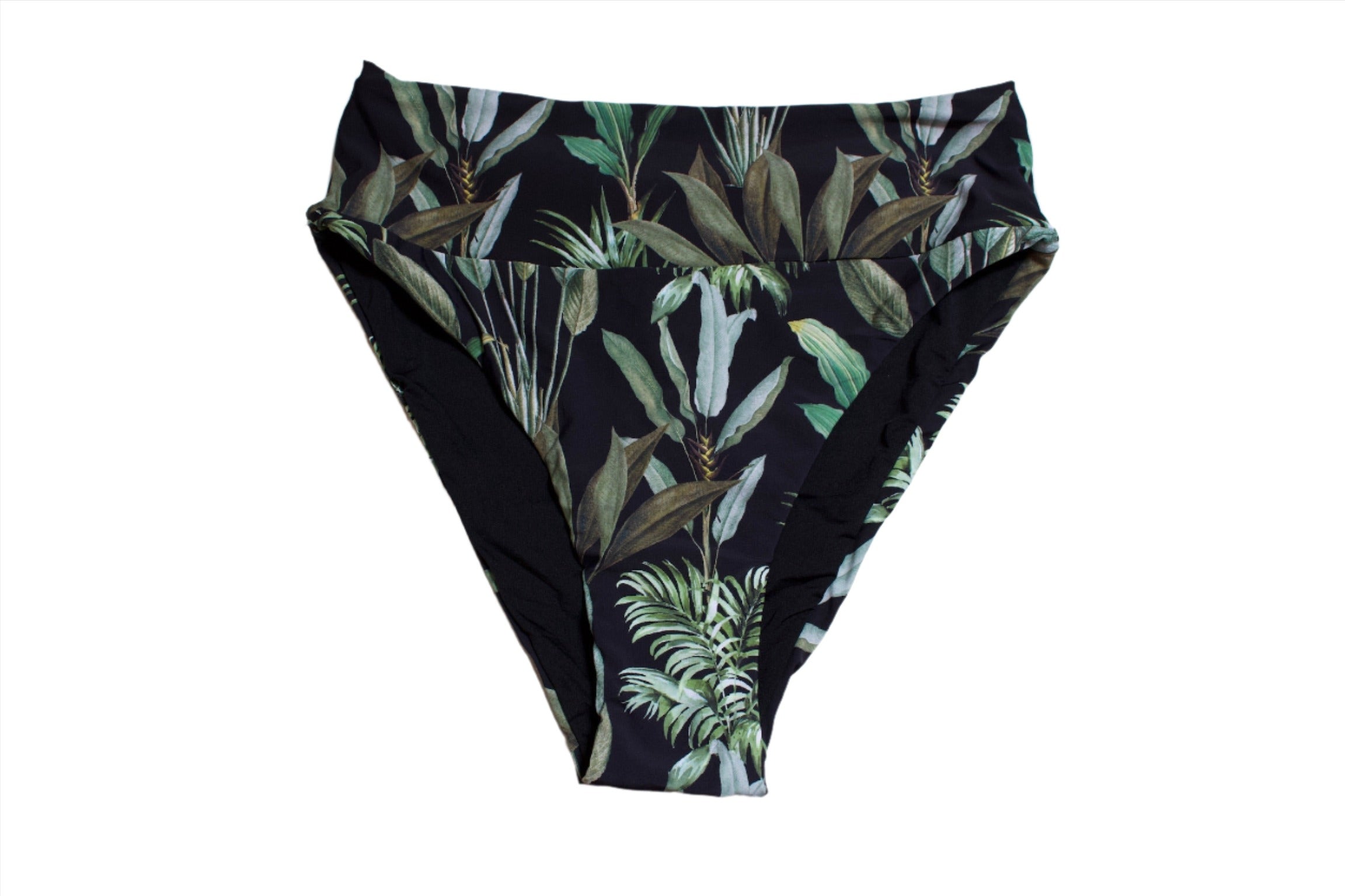 Tropical print high waist bottom