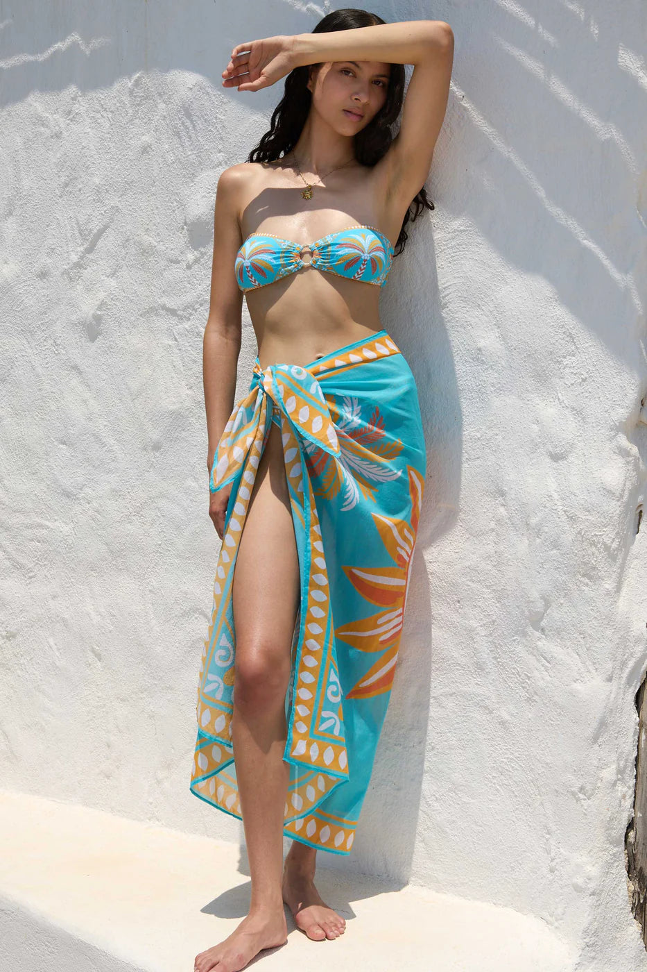 Large colorful cotton sarong