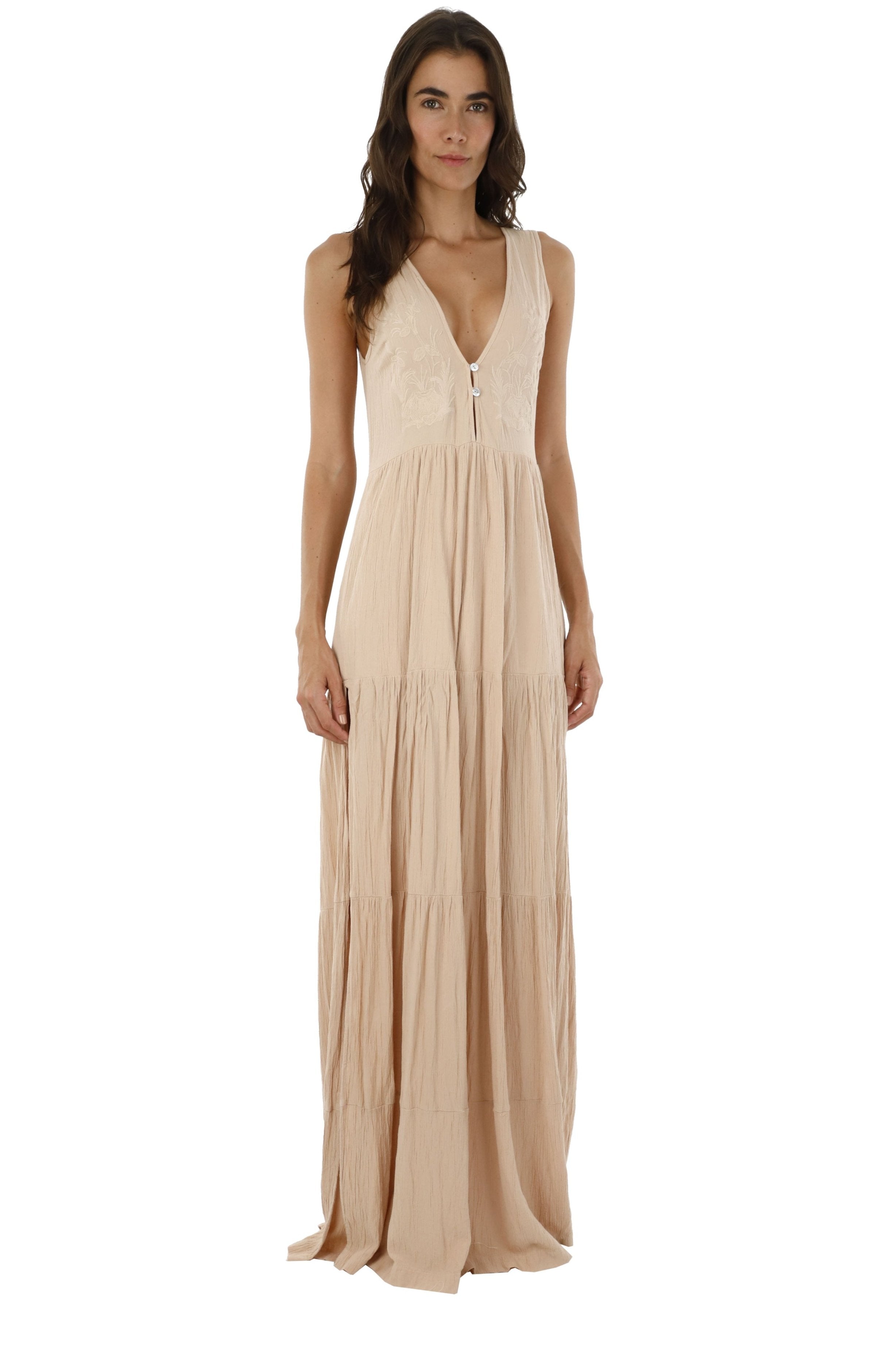 V-Neck Maxi Dress